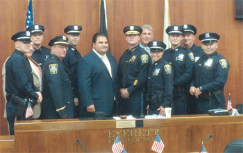 police everett department special six officers confirms appointments appointment auxiliary council also mazzie joined demaria carlo mayor chief steve